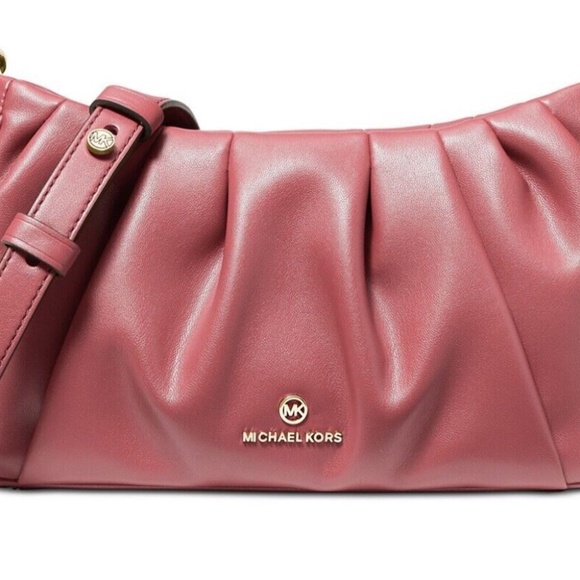 Michael Michael Kors Hannah Small Convertible Clutch Light Berry Sorbet - Picture 4 of 4